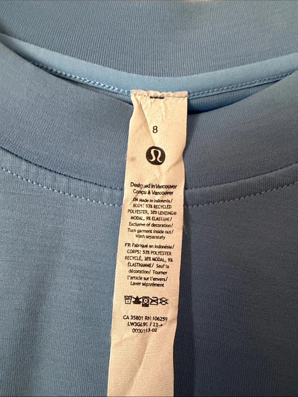 lululemon athletica softstream Crewneck Sweatshirt - Sky Blue